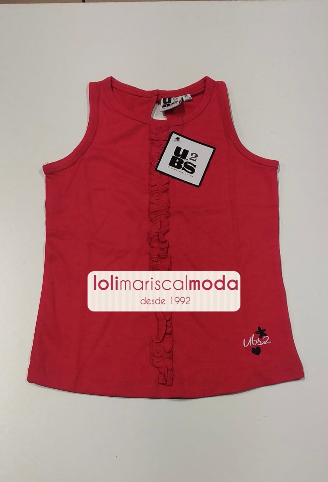 Camiseta niña Roja lolimariscalmoda 6.99