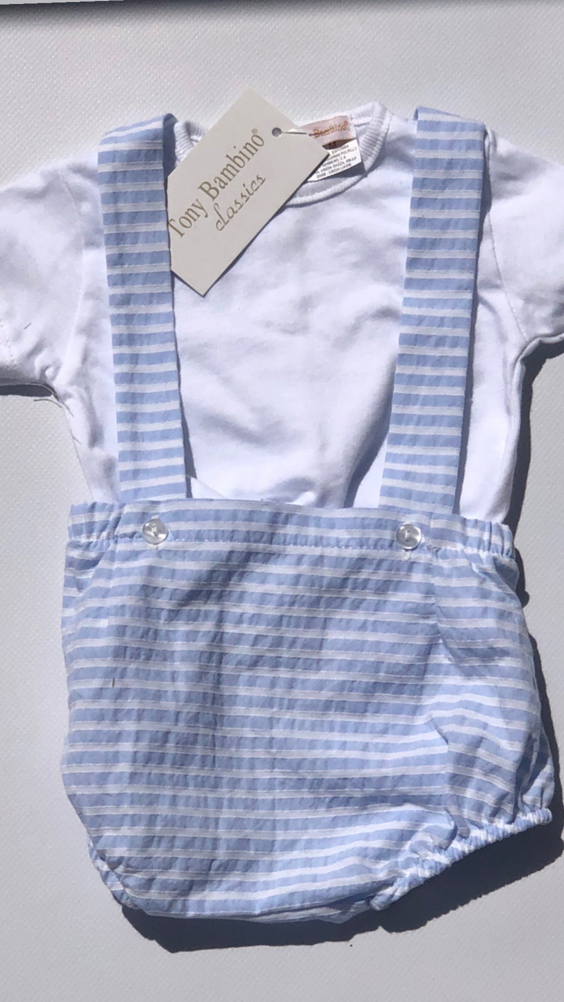 Tony Bambino Conjunto rayas azul lolimariscalmoda 12.75