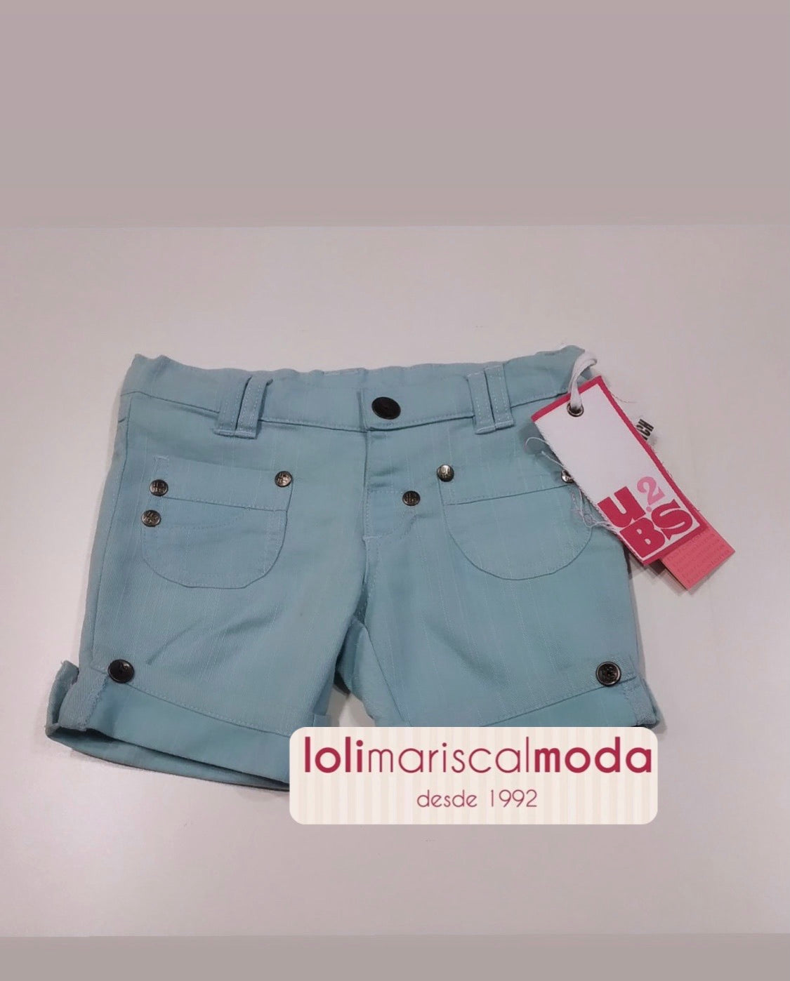 Pantalón Corto niña Azul lolimariscalmoda 7.90