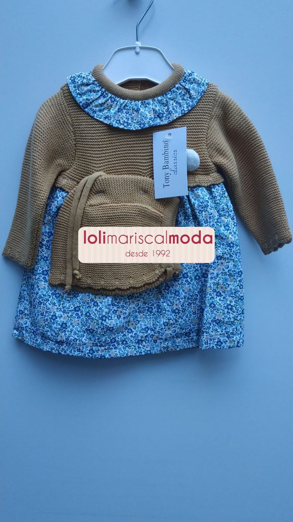 Tony Bambino Vestido Flor con capota lolimariscalmoda 23.50