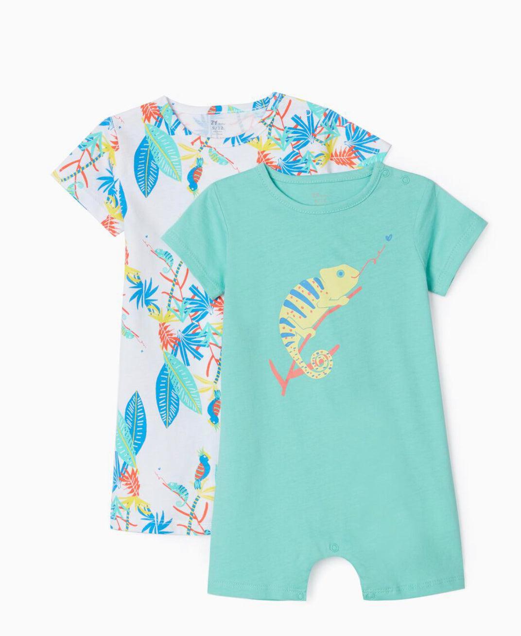 2 Pijamas Romper Para Bebé Niño 'Lizard', Multocolor lolimariscalmoda 15.99