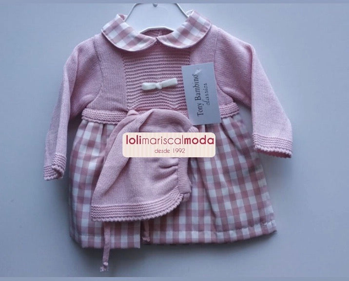 Tony Bambino Vestido Cuadros con capota lolimariscalmoda 23.50