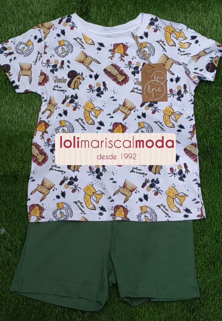 Conjunto niño Animales LPU NC21 lolimariscalmoda 12.95