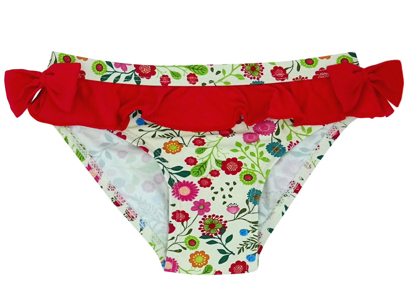 WaterLemon braga baño niña floral roja lolimariscalmoda 7.99