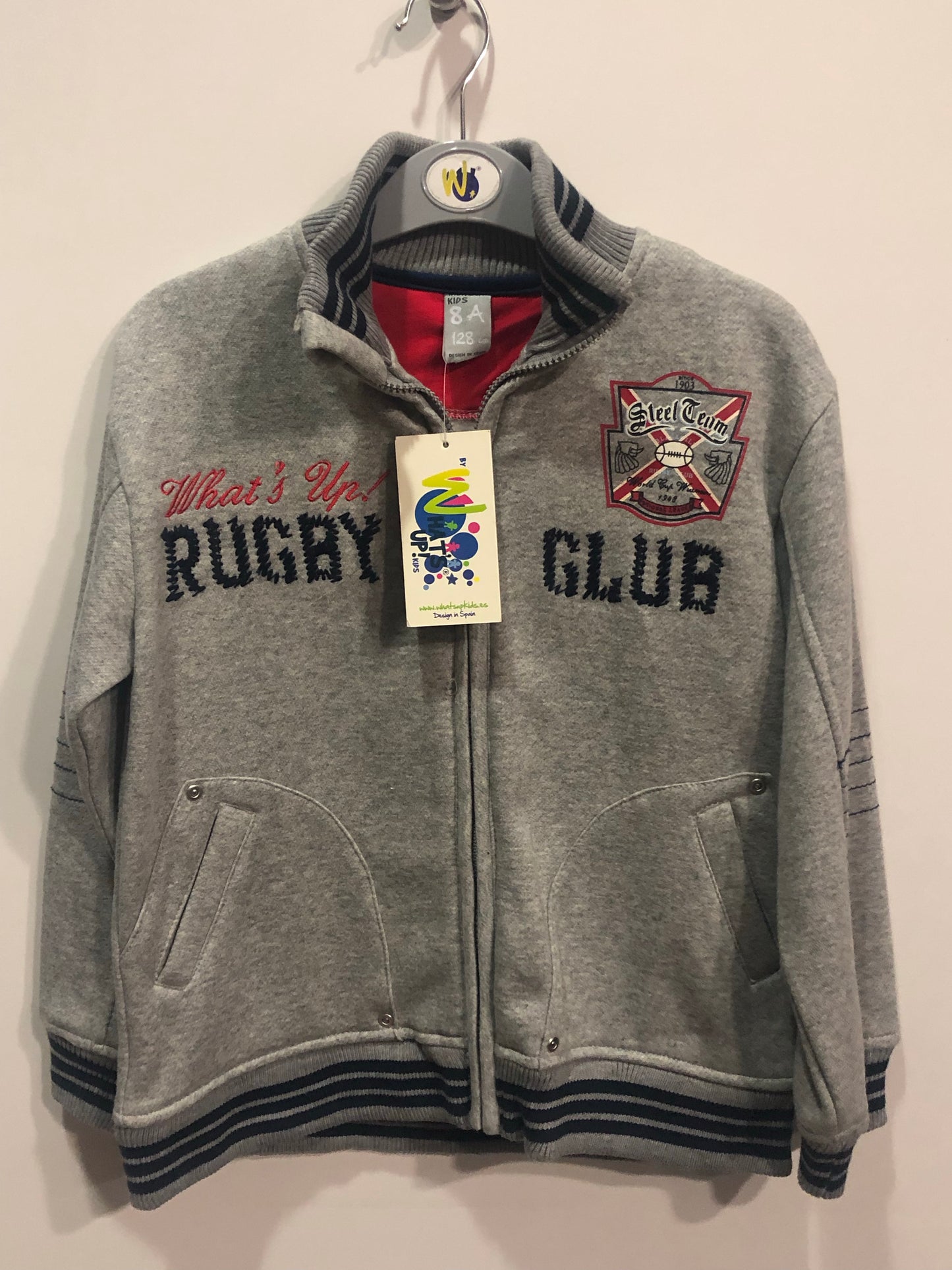 Sudadera abierta gris lolimariscalmoda 14.80