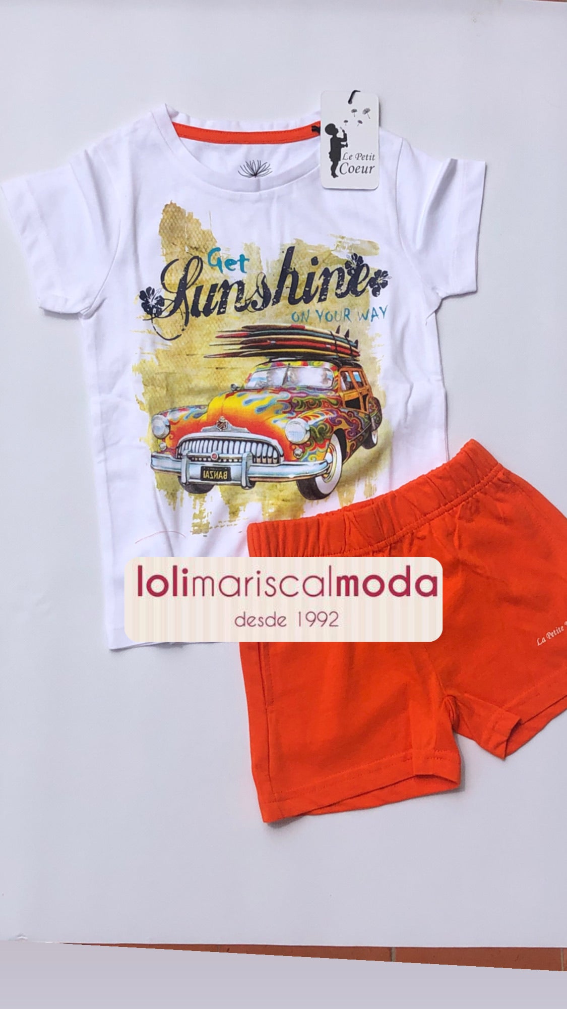 Le Petit Coeur Conjunto niño coche lolimariscalmoda 11.95