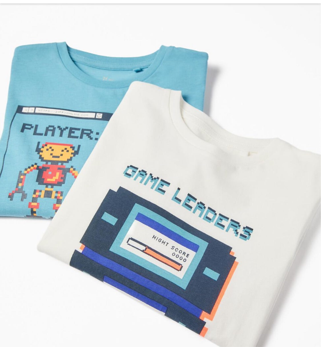 Pack 2 Camisetas Robot Niño Zippy