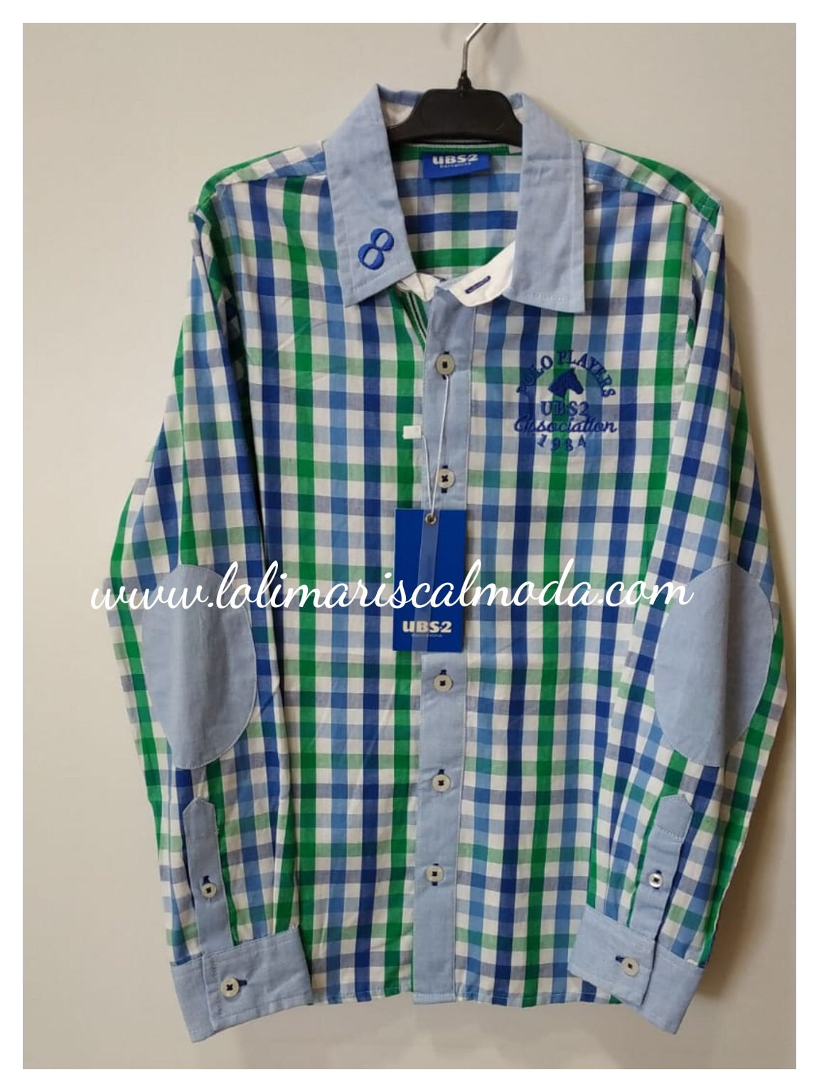 Camisa U2BS cuadros lolimariscalmoda 14.99
