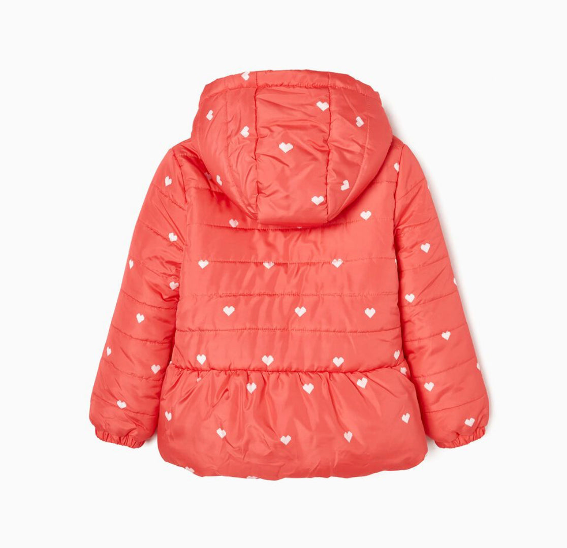 Abrigo Coral Niña Zippy