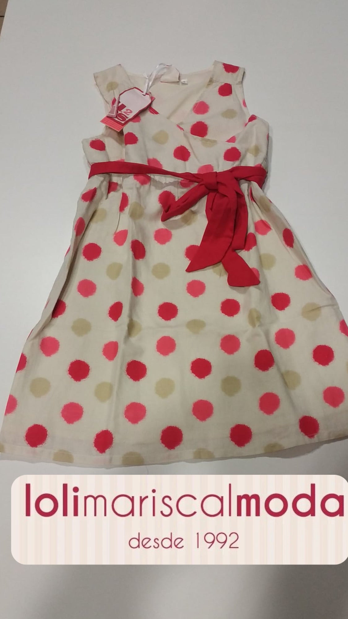 Vestido niña Lunares lolimariscalmoda 8.99
