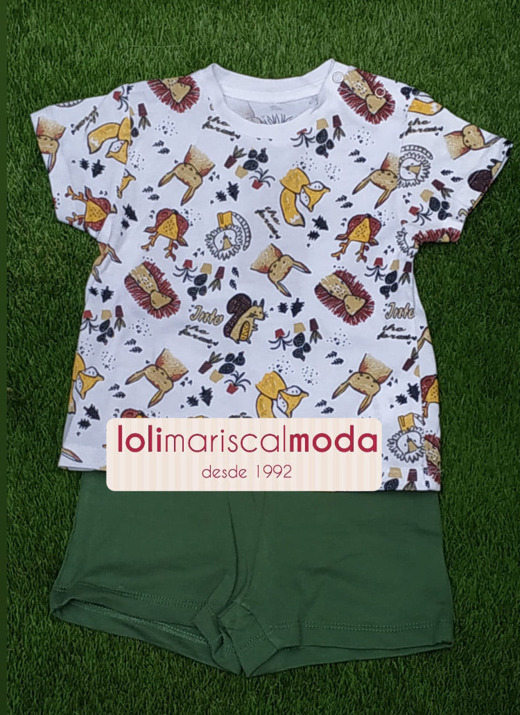 Conjunto niño bebé animales LPU NC21 lolimariscalmoda 12.95