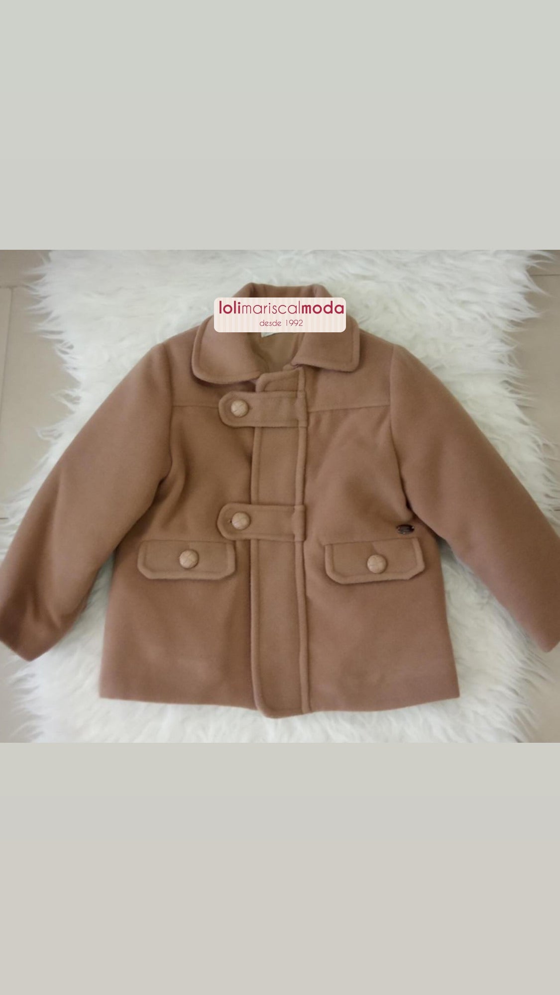 Dolce Petit Abrigo Camel “El” lolimariscalmoda 29.99