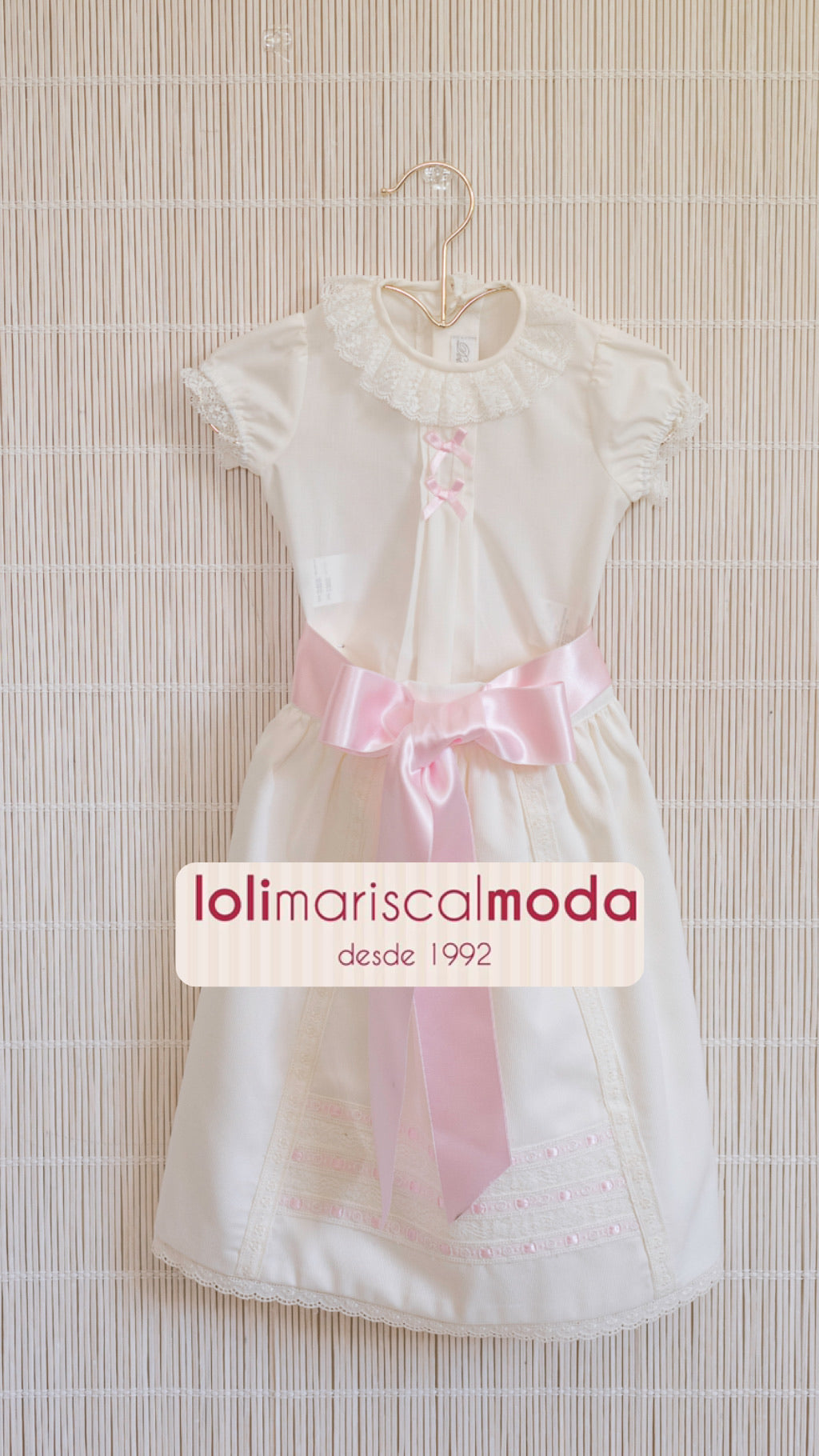 Dolce Petit 2020 Blusa, Faldón y Capota “María” lolimariscalmoda 29.99