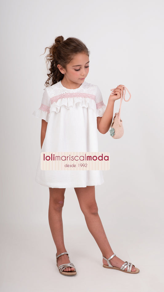 Vestido Nekenia niña Rosa 2621821