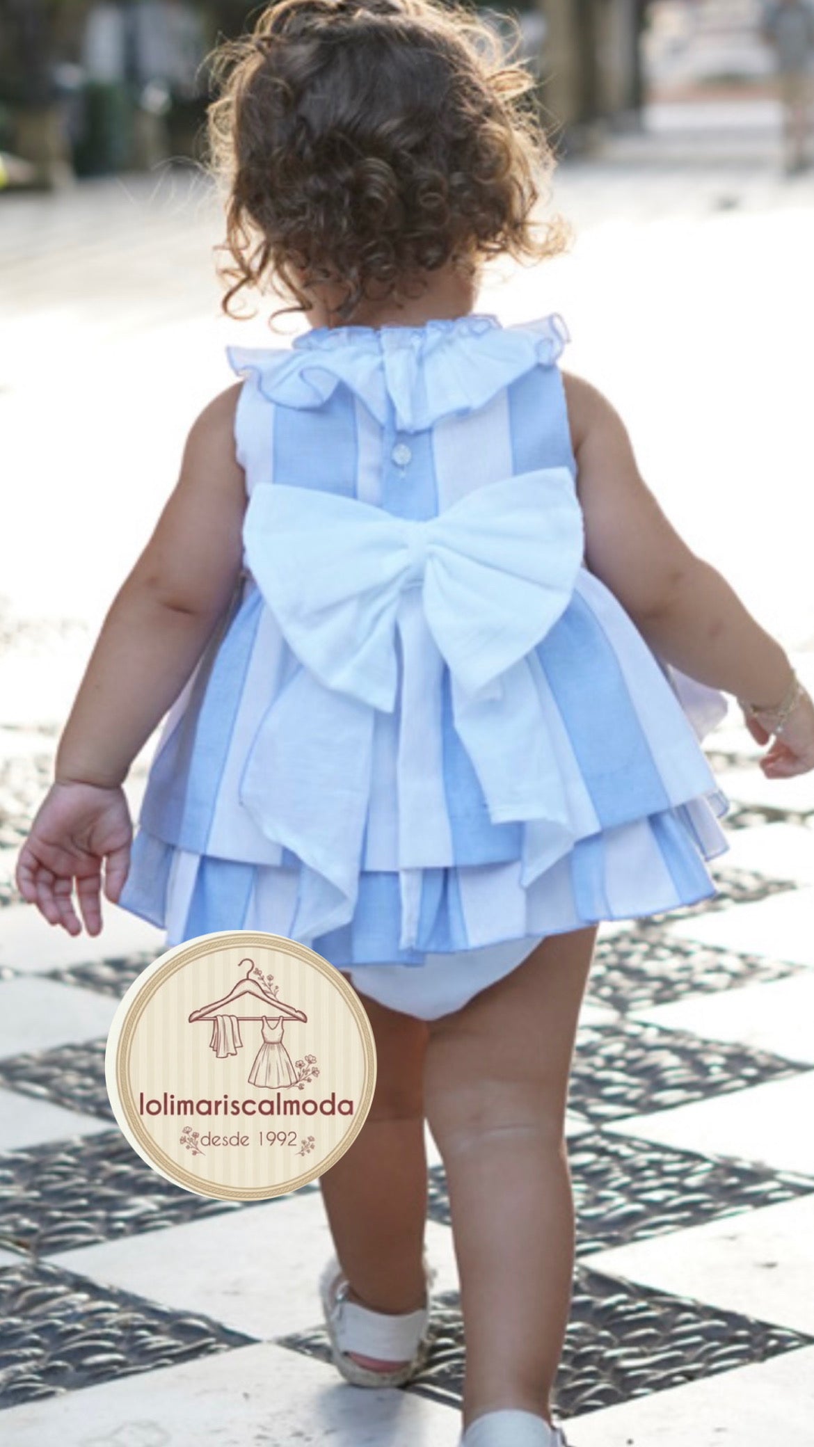 Jesusito Bebé niña rayas Dbb Colección 26411