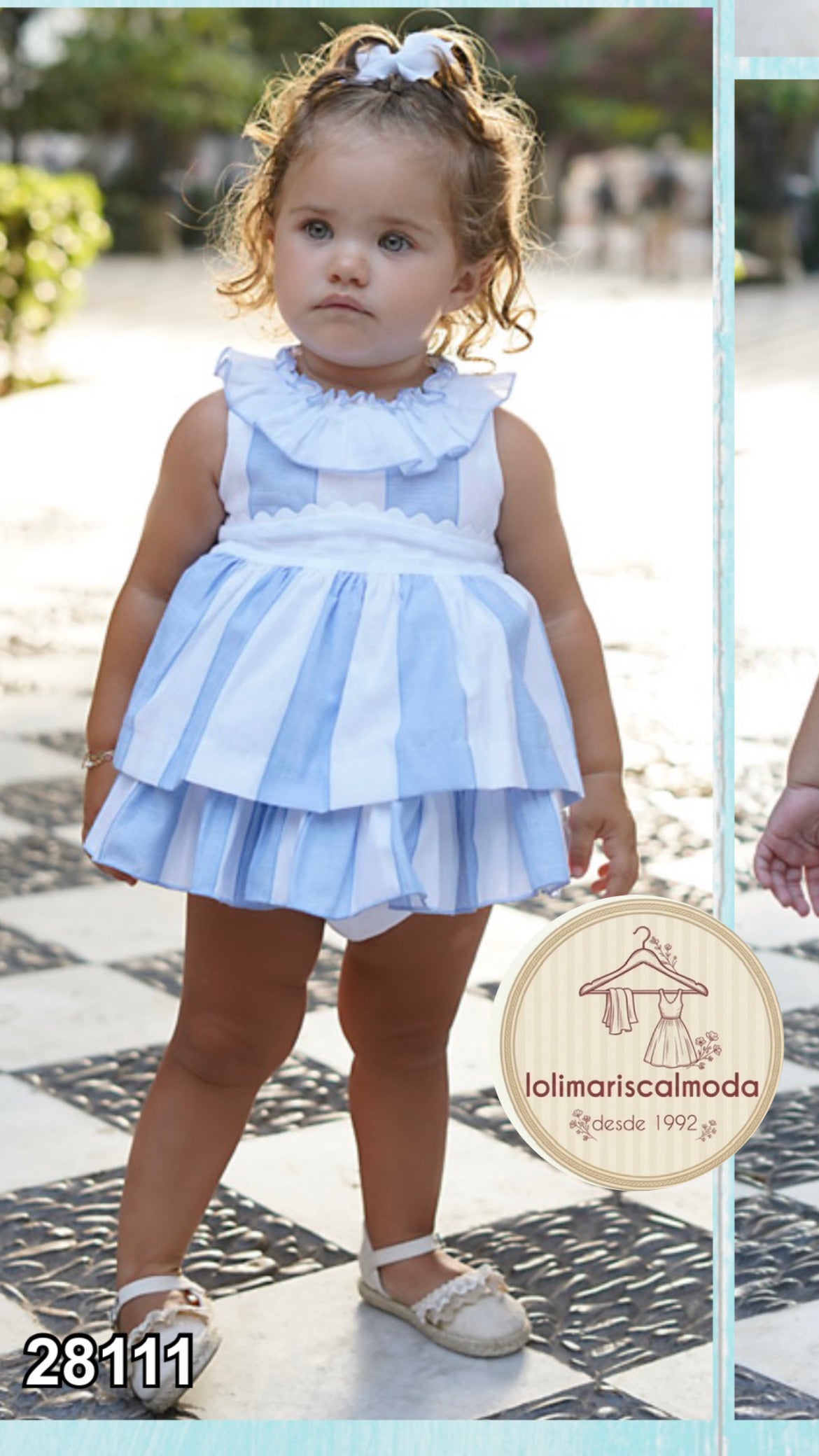 Jesusito Bebé niña rayas Dbb Colección 26411