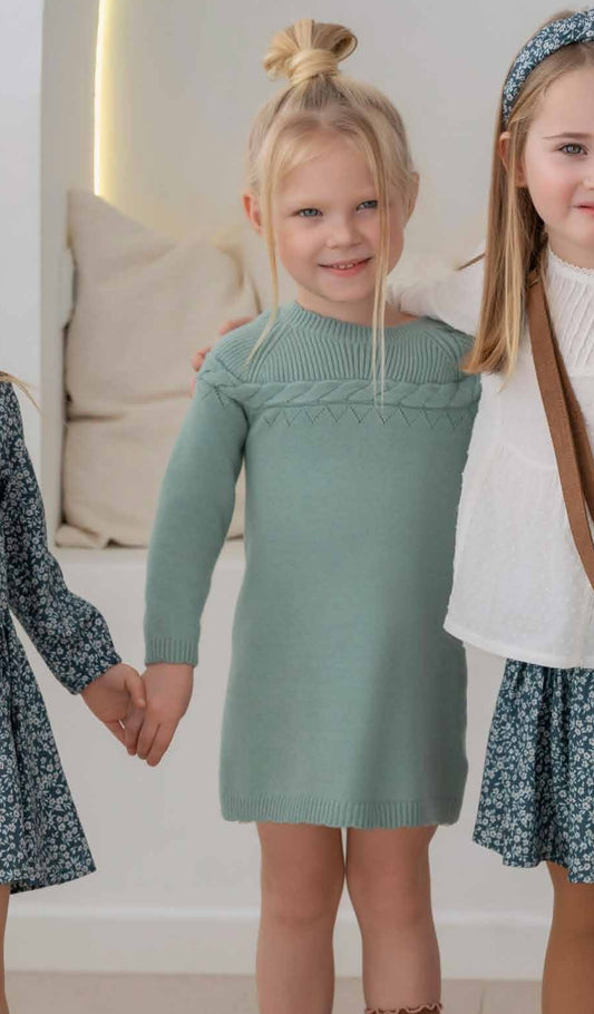 Vestido verde miranda 624/v
