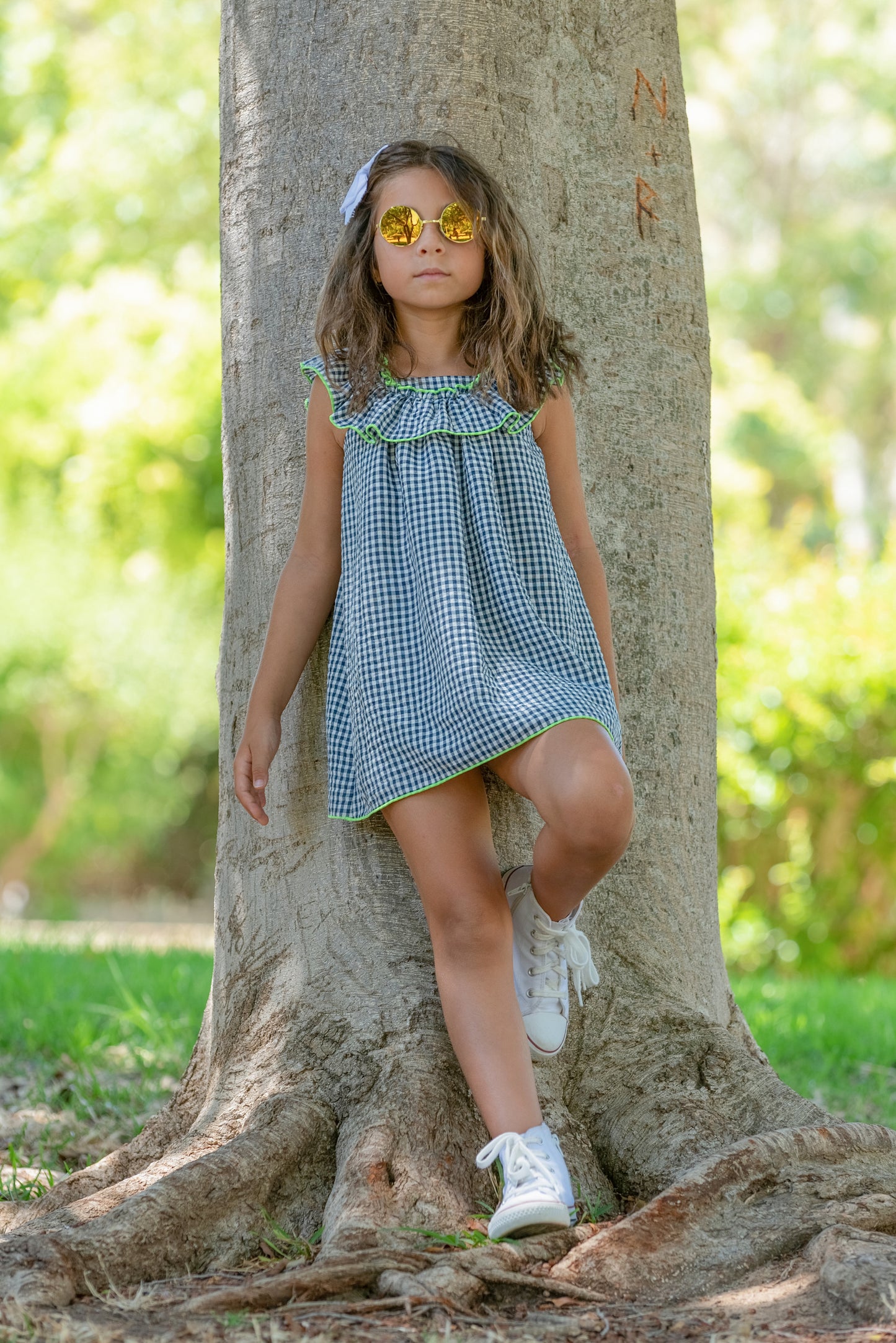 Vestido niña marino 26VV08 Vera