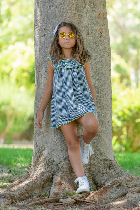 Vestido niña marino 26VV08 Vera