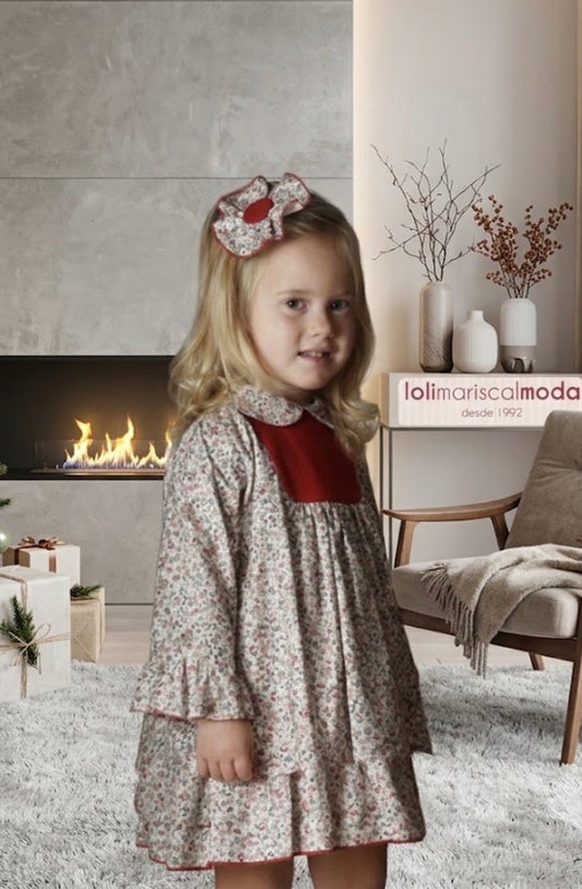 Vestido Infantil Rojo Lor Miral 22413