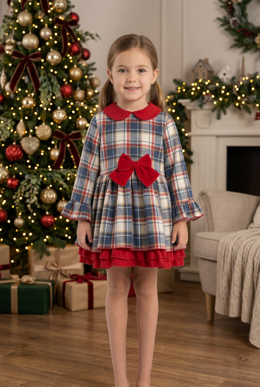 Vestido Infantil Rojo Lor Miral 22406