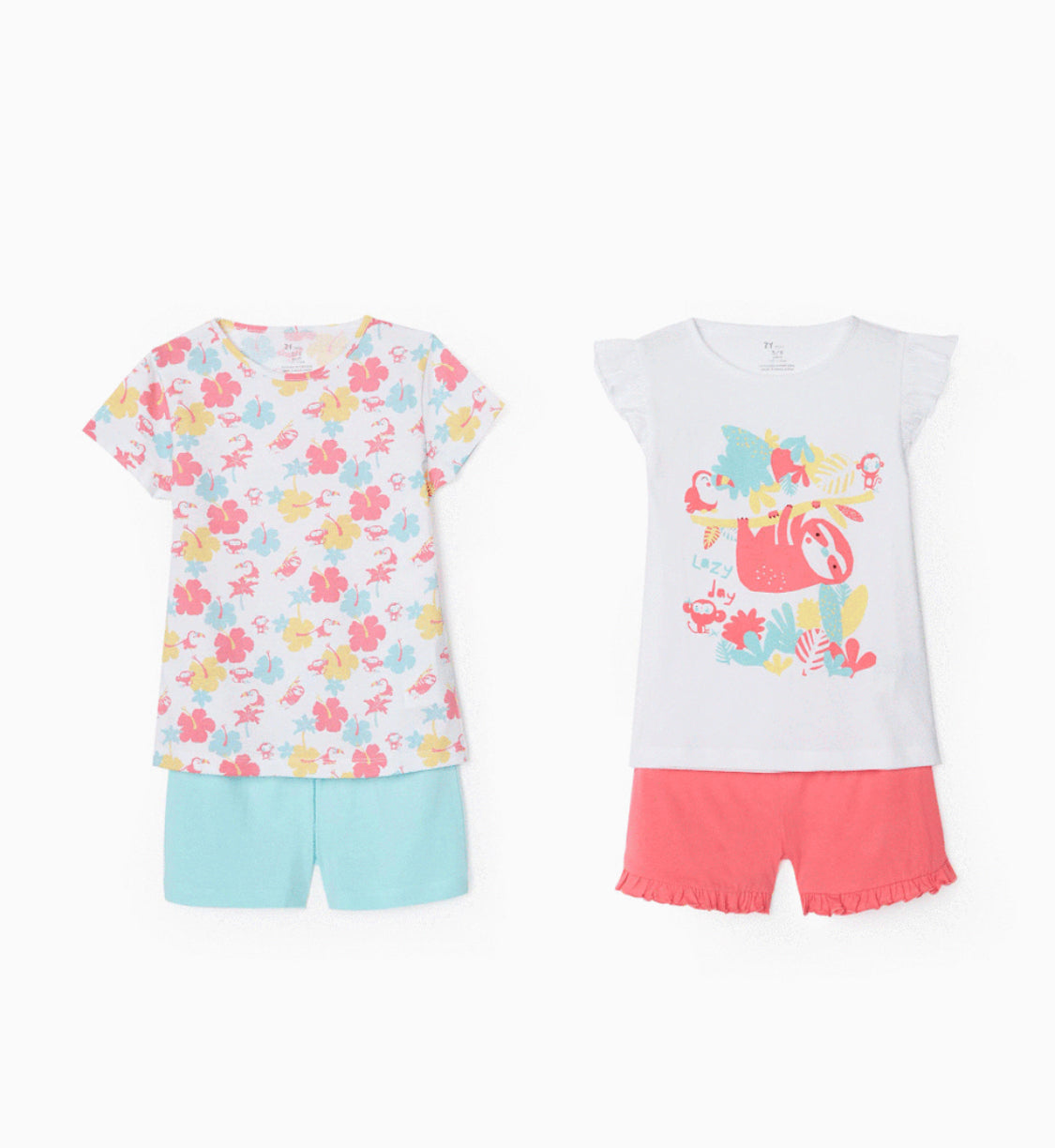 2 Pijamas Para Niña 'Lazy Day', Multicolor lolimariscalmoda 19.99