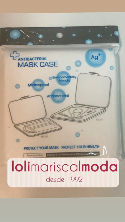 Caja porta mascarillas anti bacteriana lolimariscalmoda 2.95