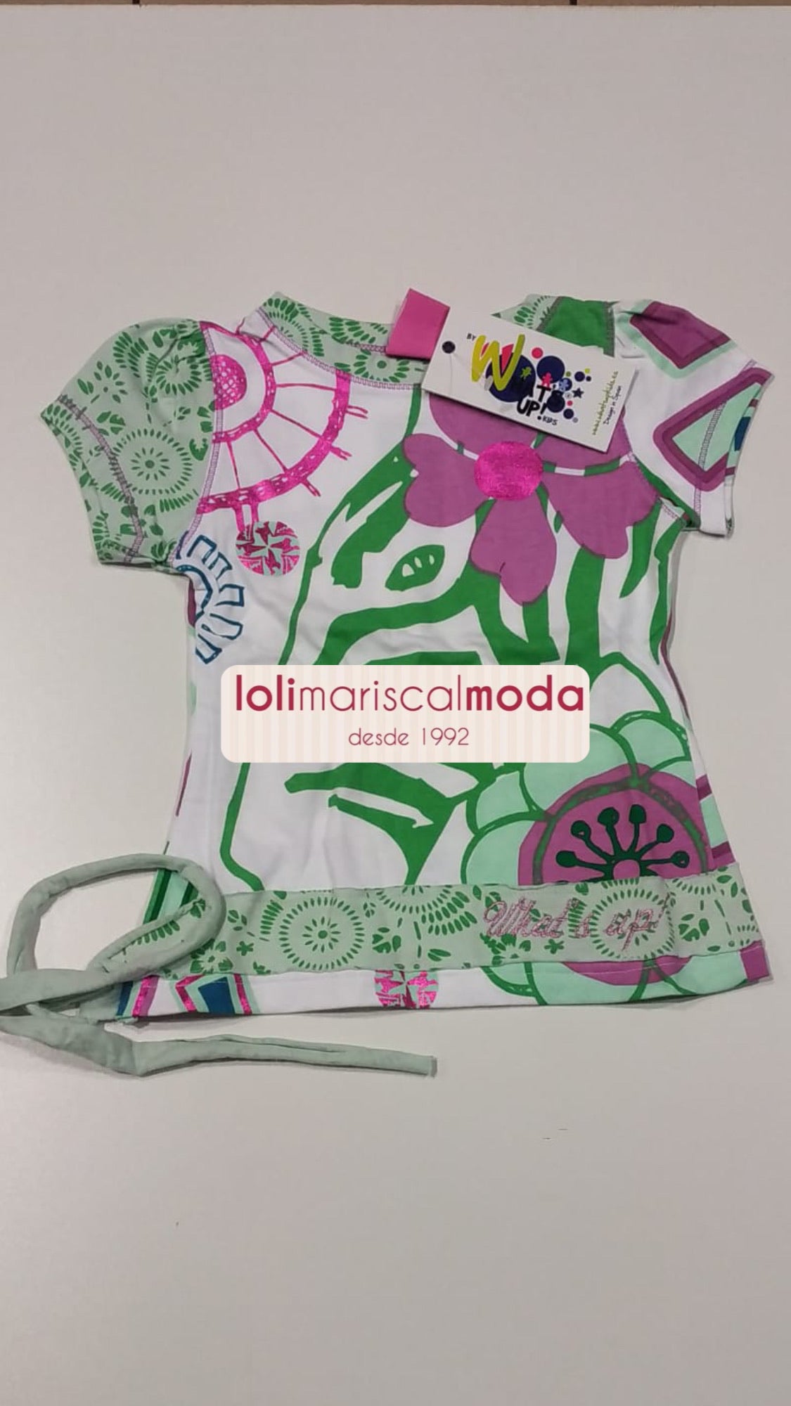 Camiseta niña Fashion Flor lolimariscalmoda 6.99