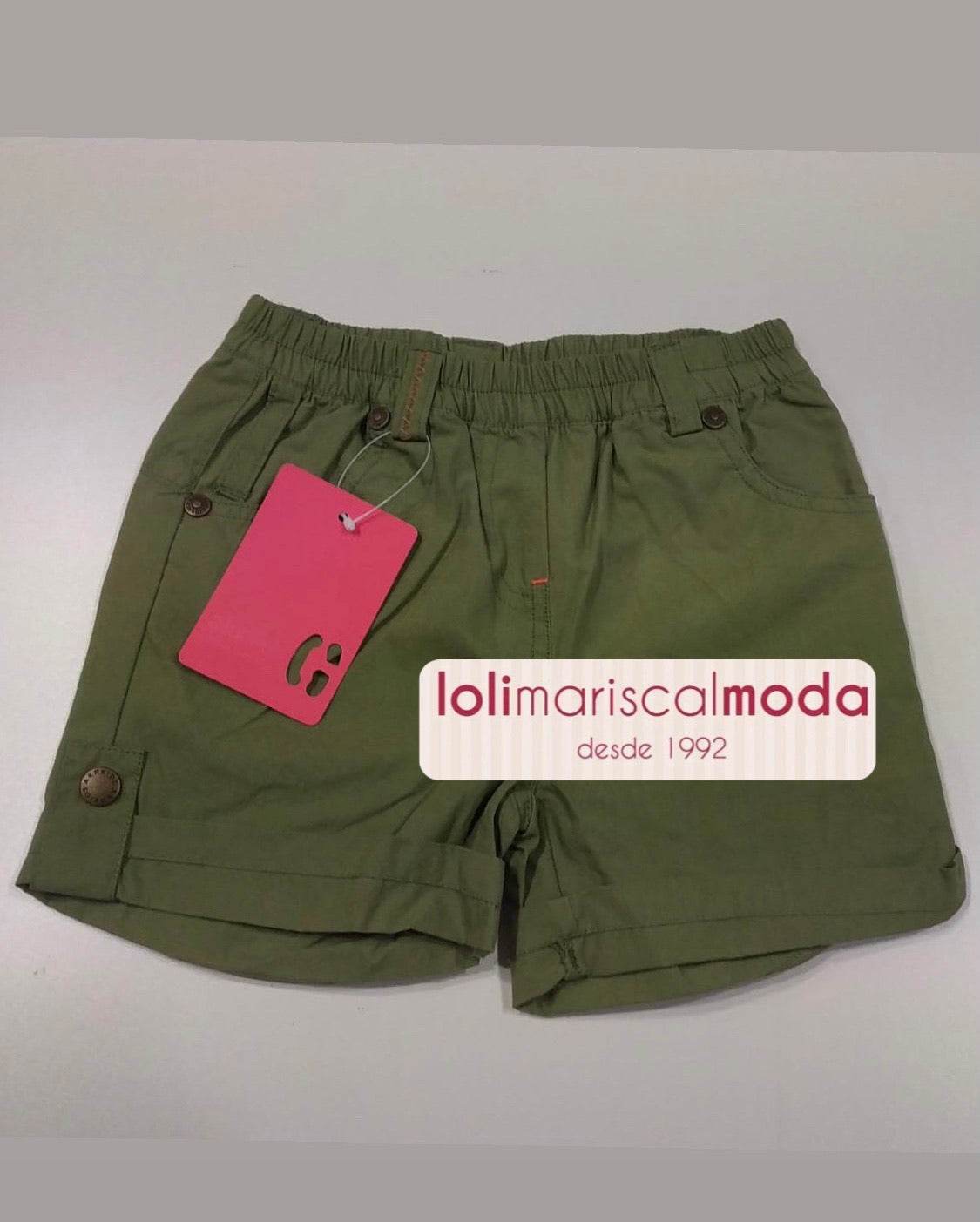 Pantalón Corto niña verde 2 lolimariscalmoda 7.90