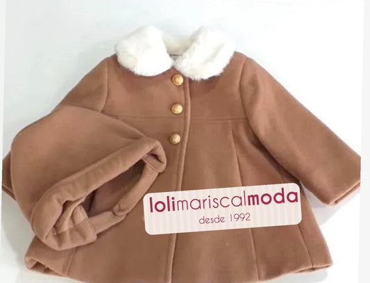 Abrigo Niña Camel lolimariscalmoda 24.90