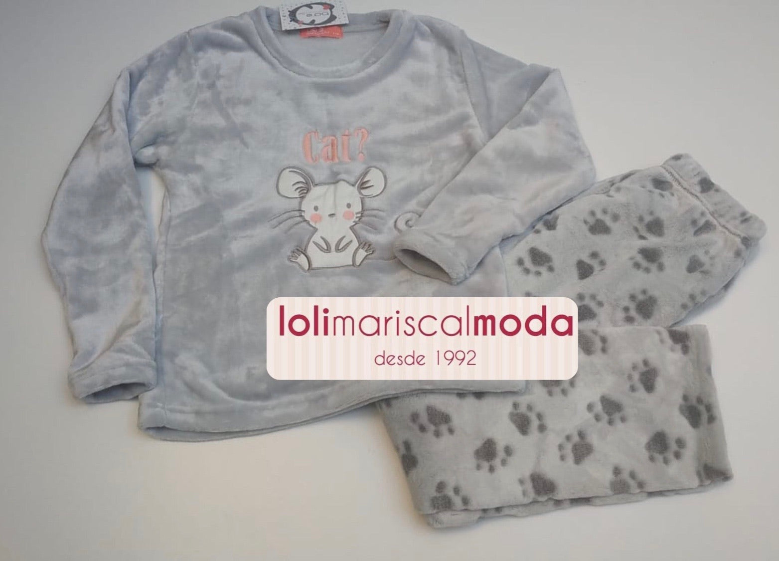 Pijamas Invierno Ratón lolimariscalmoda 16.95
