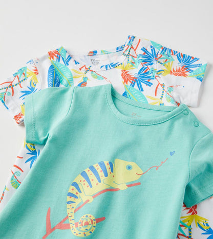 2 Pijamas Romper Para Bebé Niño 'Lizard', Multocolor lolimariscalmoda 15.99