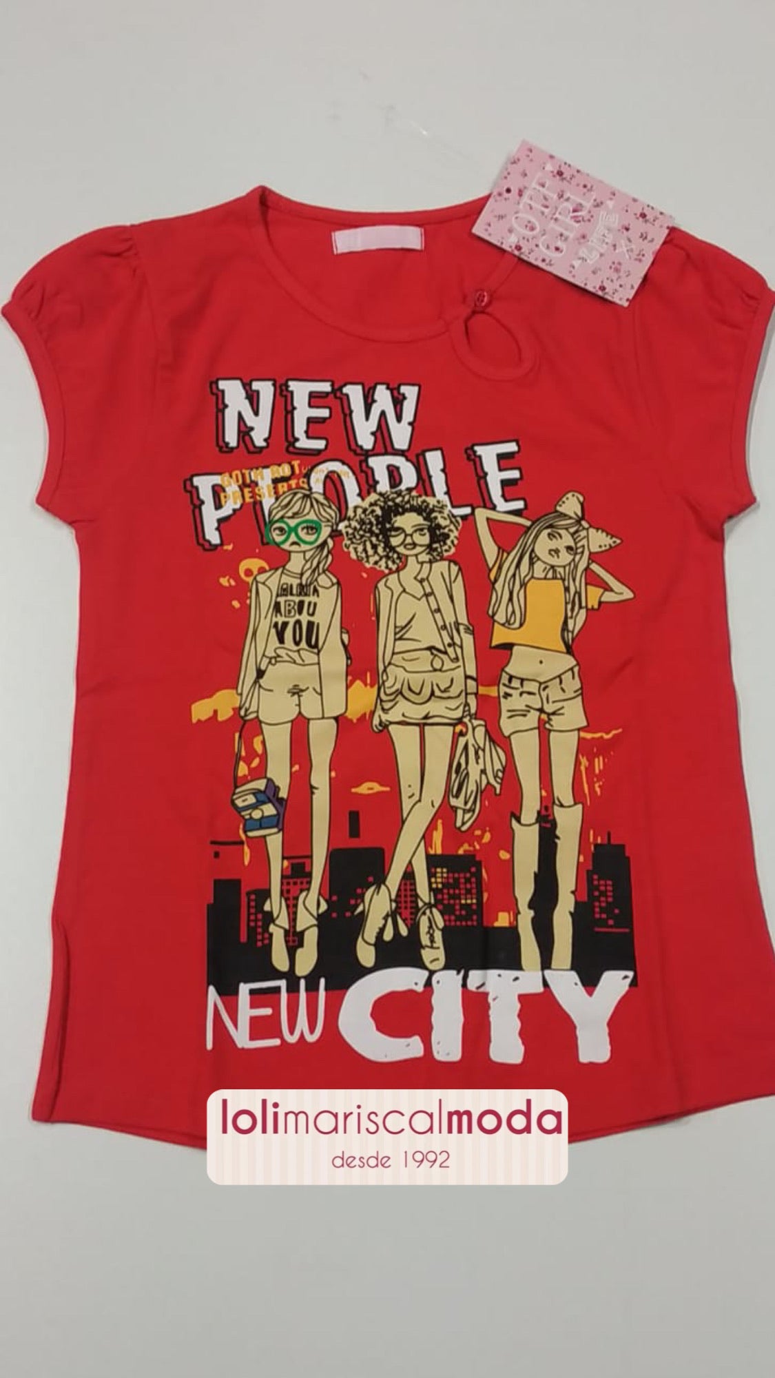 Camiseta niña New People lolimariscalmoda 4.95