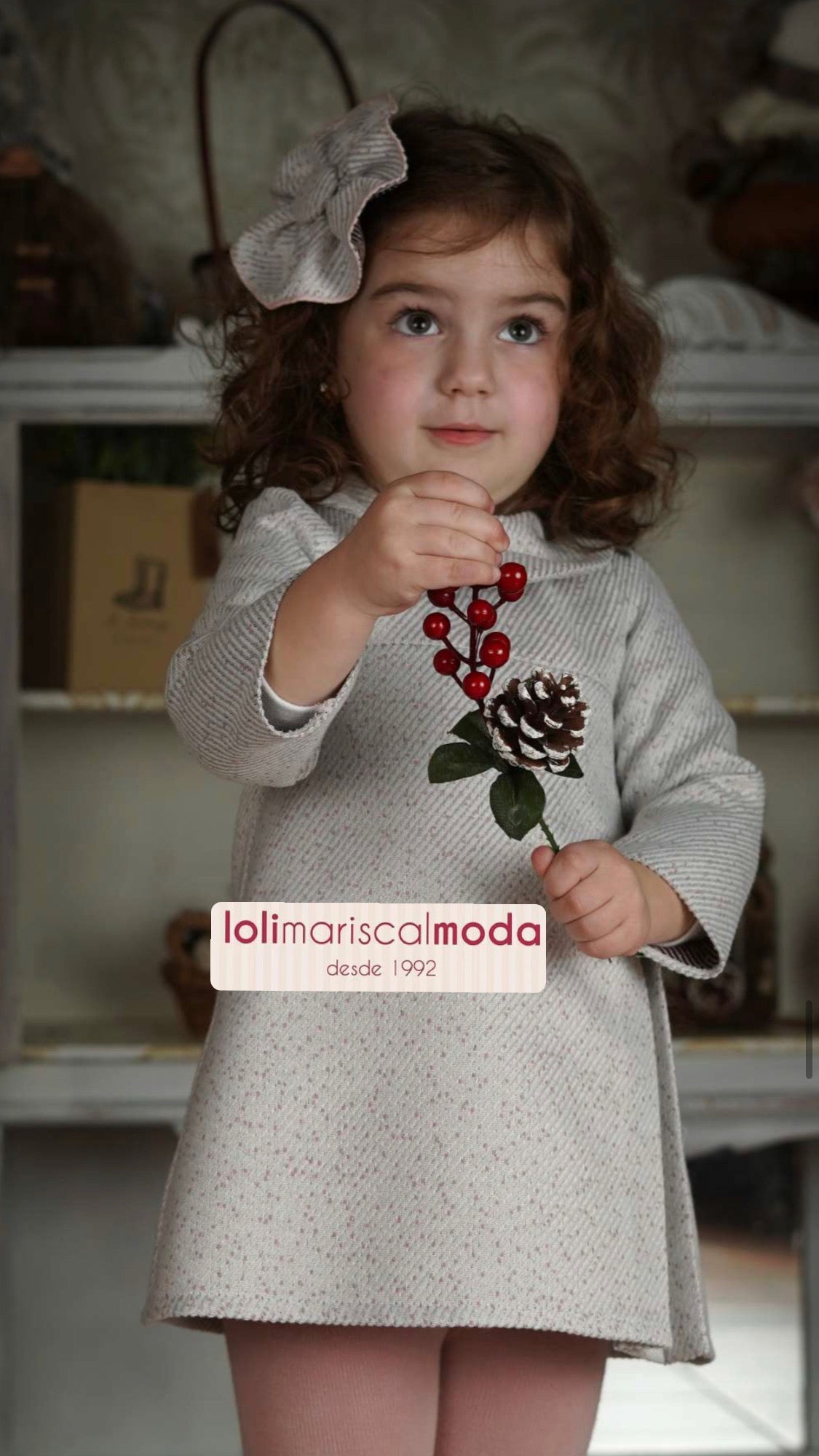 Vestido Infantil Rosa Lor Miral 22416