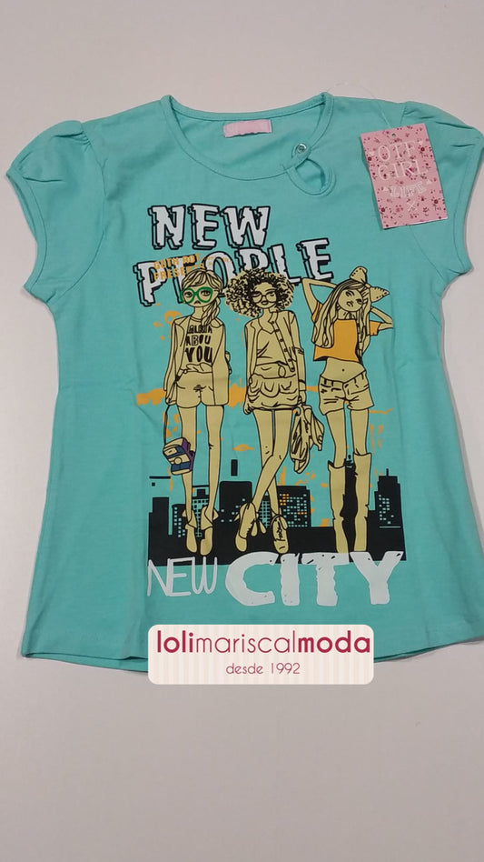 Camiseta niña New people lolimariscalmoda 4.95