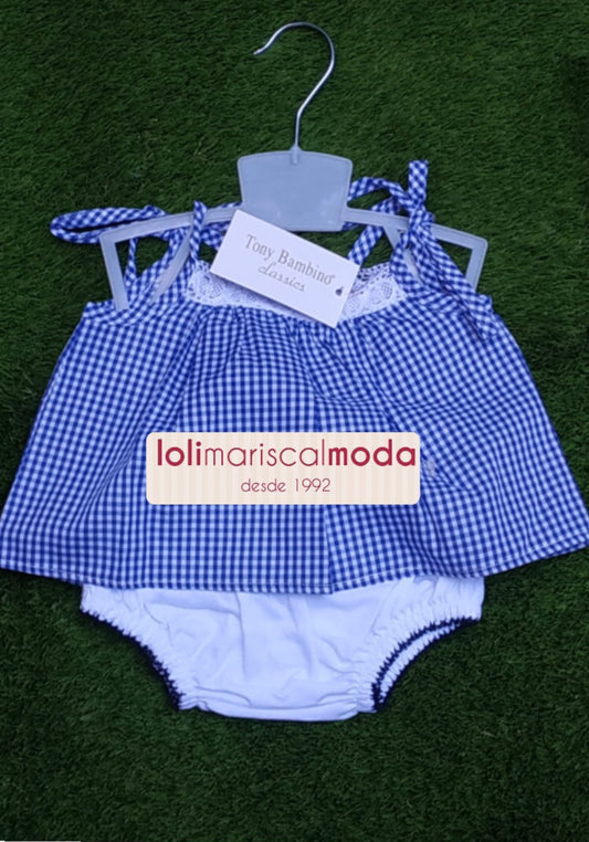 Conjunto cuadros azul  IM22 Tony Bambino NCV22