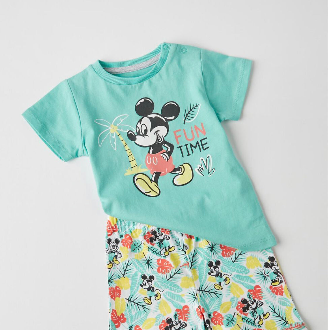 Pijama Para Bebé Niño 'Mickey', Verde Agua lolimariscalmoda 15.99
