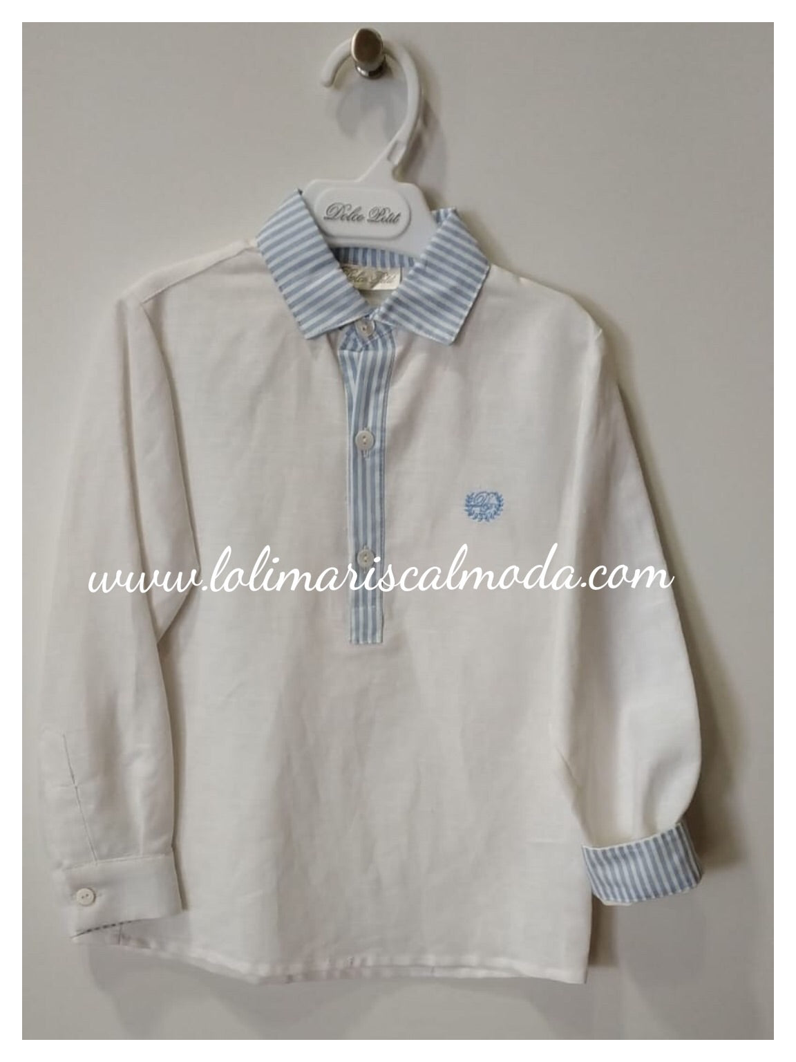 Camisa Blanca- Celeste Dolce Petit lolimariscalmoda 12.90